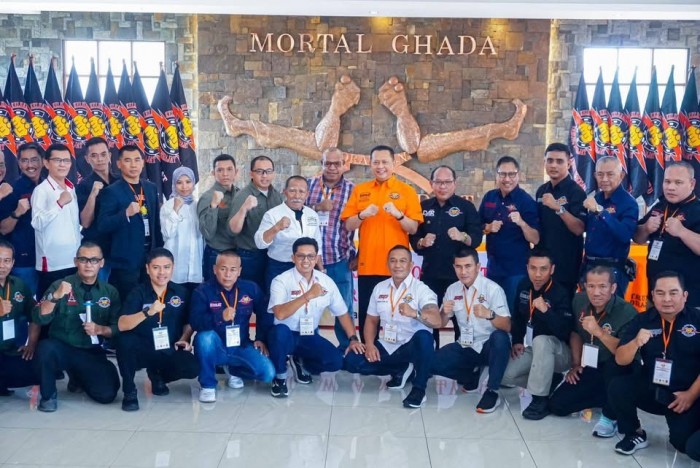 Terpilih Kembali Sebagai Ketum PB KODRAT, Bamsoet Perintahkan Anggota Tarung Derajat Bela Presiden Prabowo Subianto Dan Cegah Upaya Pecah Belah Bangsa