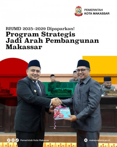 RPJMD 2025-2029, Walikota Makassar Tetapkan 7 Misi Strategis