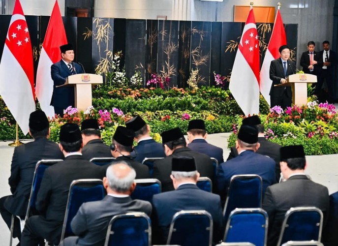 Presiden Prabowo dan PM Singapura Sepakat Dorong Penyelesaian Damai di Dunia 