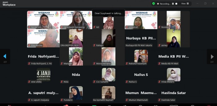 Webinar PP KB PII Wati : \"Warning\" Kasus \"Bullying\" di Sekolah