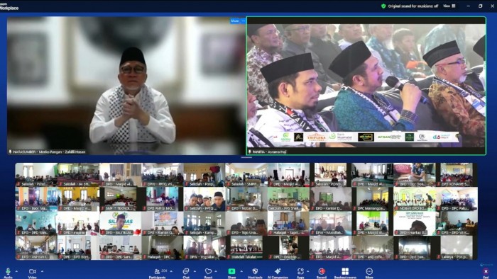 Menko Zulkifli Hasan Ajak Wahdah Islamiyah Dukung Program Swasembada Pangan