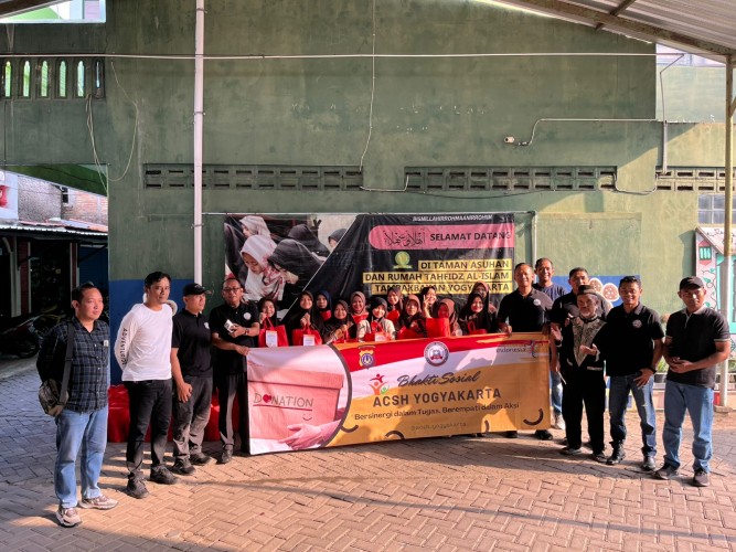 Dit Intelkam Polda DIY Gandeng  ASCH Yogyakarta Gelar Aksi Peduli, Bagikan Ratusan Paket Sembako