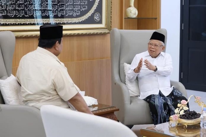 Presiden Prabowo Sambangi Kediaman K.H. Ma’ruf Amin