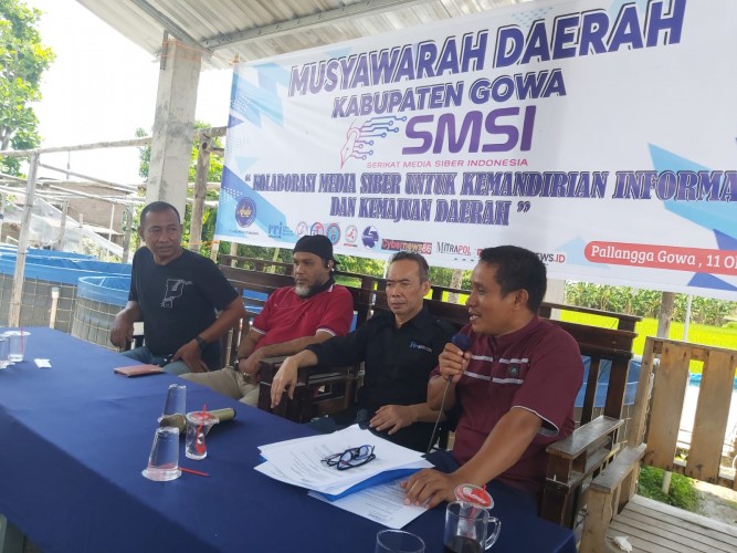 Johanis Ub Terpilih Ketua Pertama SMSI Gowa 